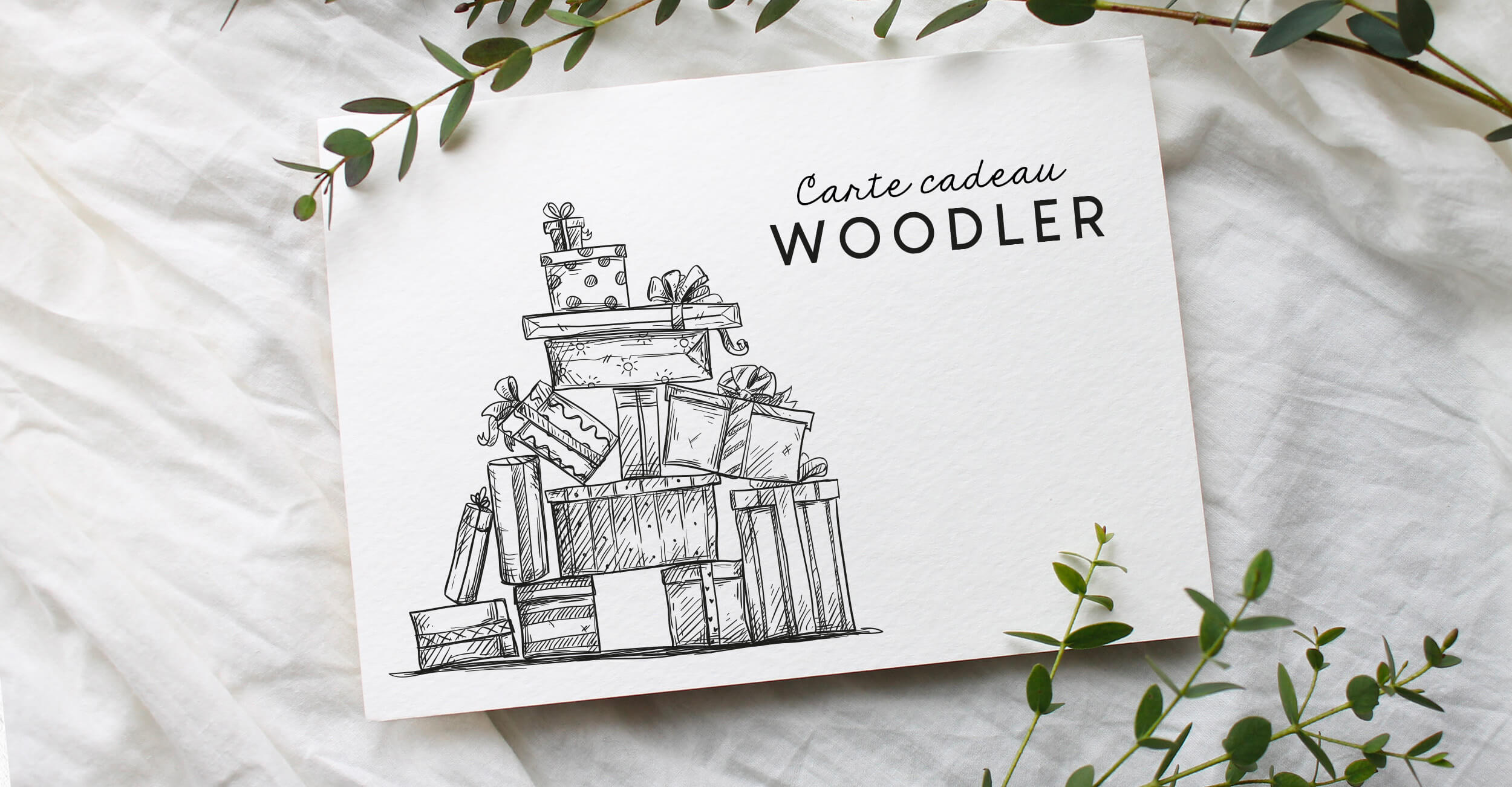 Carte Cadeau 🎁 - Valable sur tout le site Woodler
